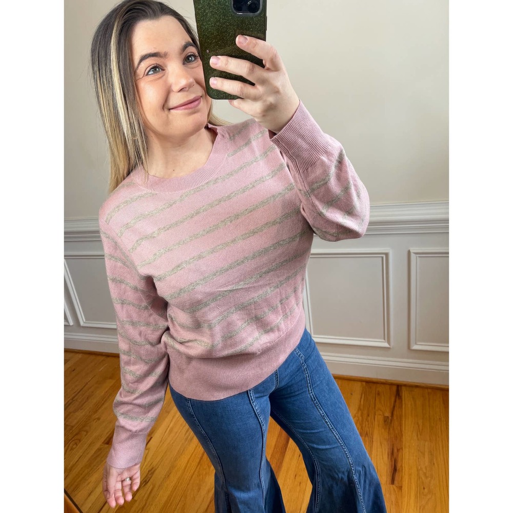 Nwot Splendid Collection Tradewinds Stripe Crewneck Pullover